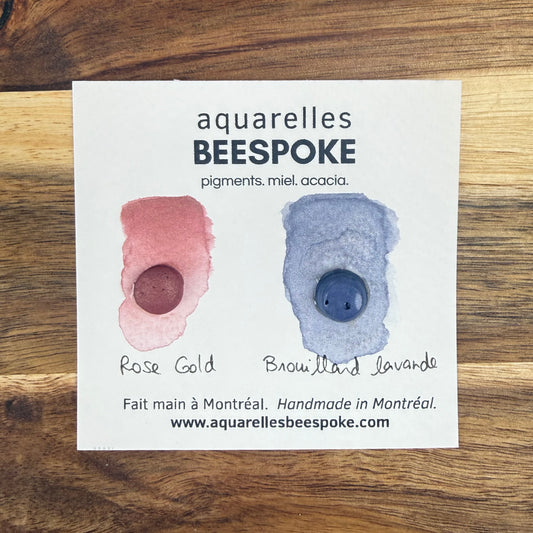 Mini duo scintillant - Rose gold, Brouillard lavande