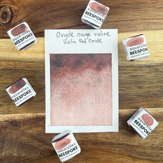 Oxyde rouge violine, aquarelle extra-fine