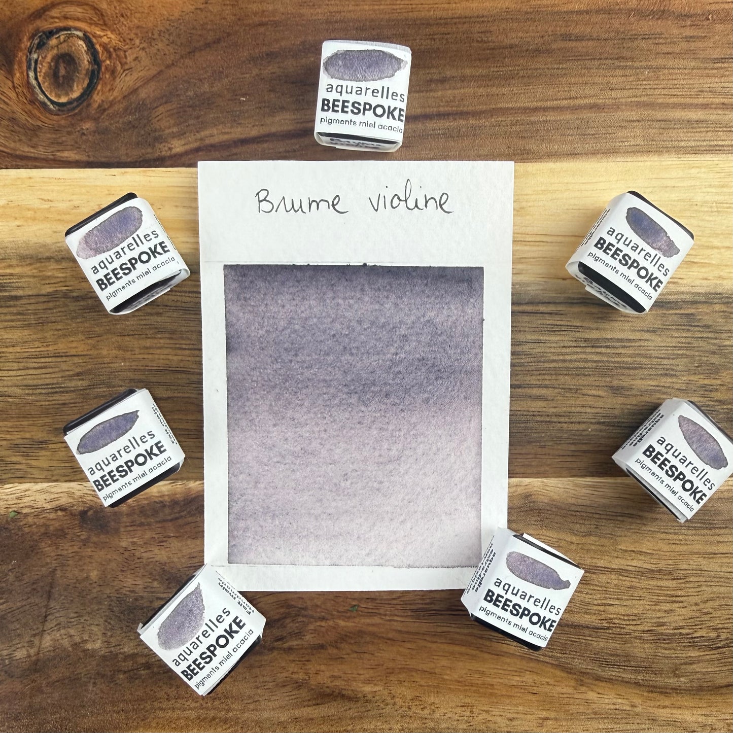 Brume violine, aquarelle extra-fine