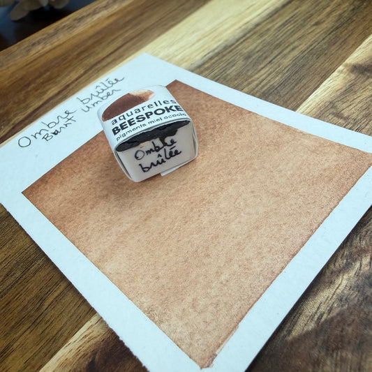 Ombre brûlée, aquarelle extra-fine