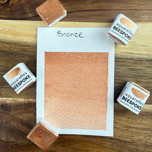 Bronze, édition limitée, aquarelle extra-fine