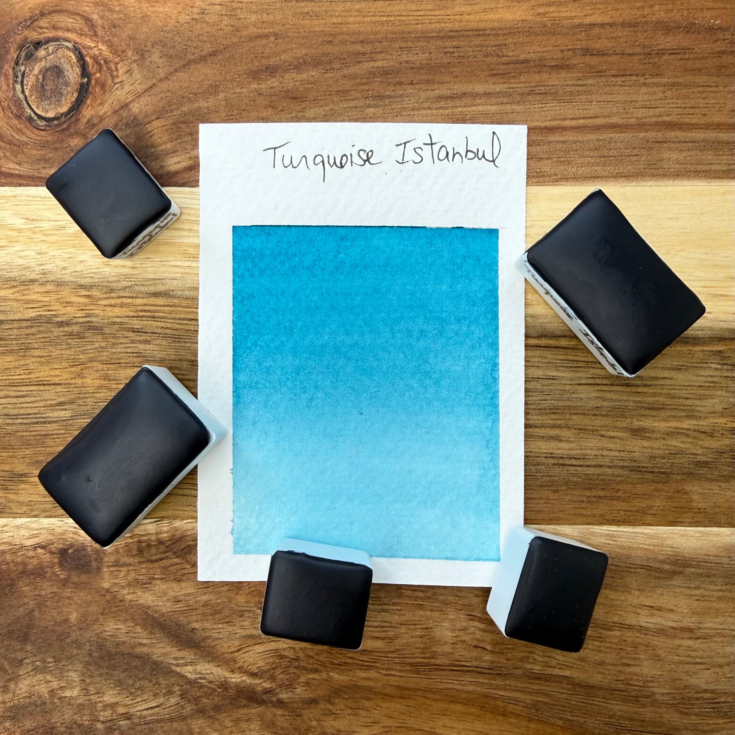 Turquoise Istanbul, aquarelle extra-fine