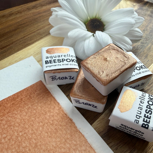 Bronze, édition limitée, aquarelle extra-fine