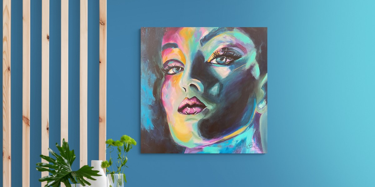 Reproduction de l'œuvre Thing of beauty de l'artiste canadienne Audrey Giguère