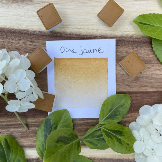 Ocre jaune, aquarelle extra-fine