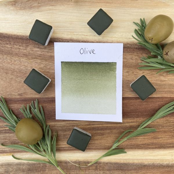 Olive, aquarelle extra-fine