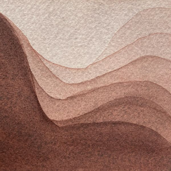 Oxyde rouge violine, aquarelle extra-fine