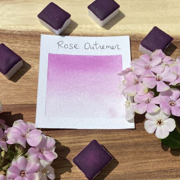 Rose Outremer, aquarelle extra-fine